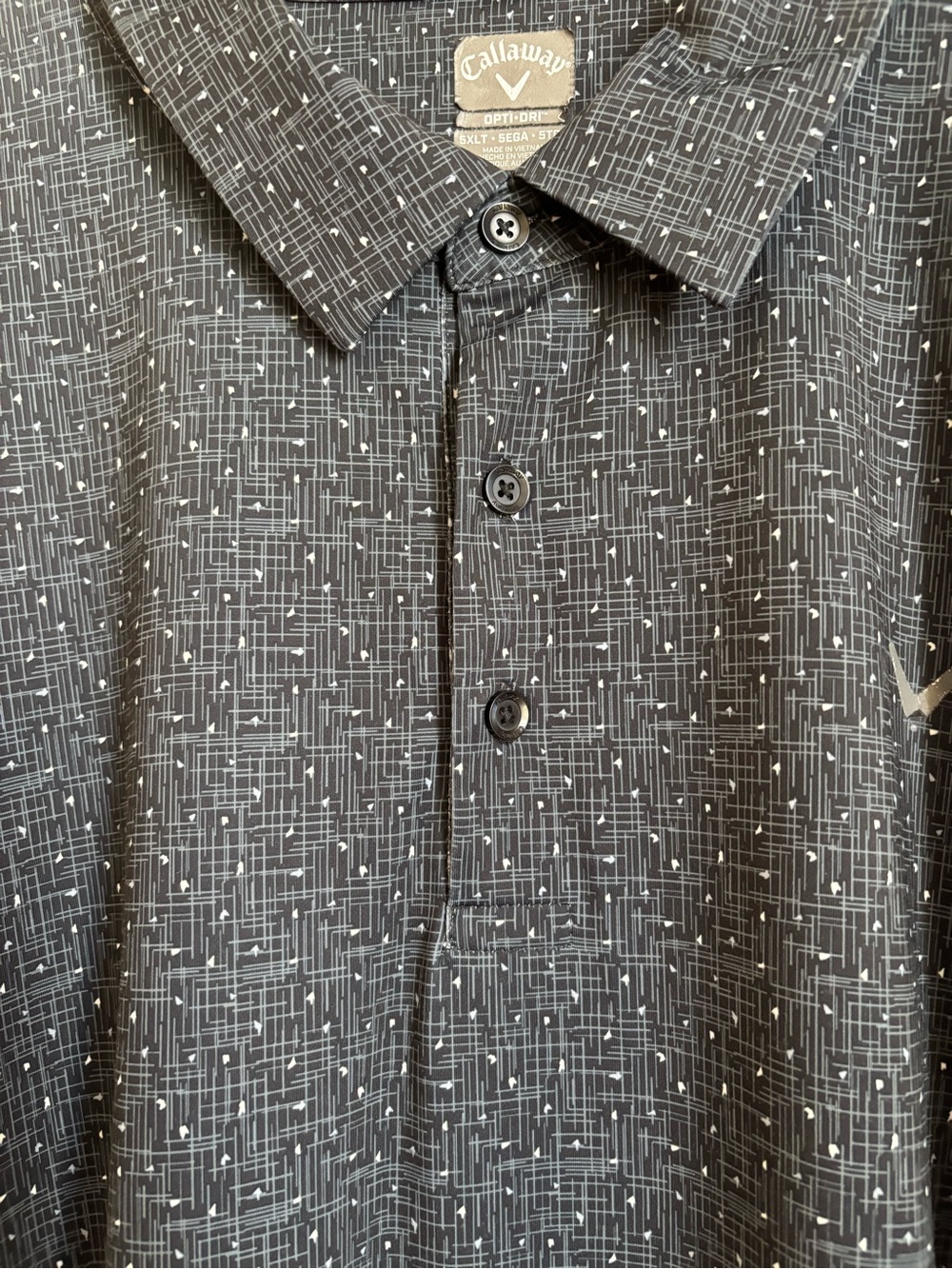 Callaway blue dotted polo - Picture 3 of 7